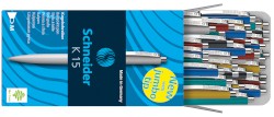 Kugelschreiber  K 15, Druckmechanik, M, blau, Farbe des Schaftes: sortiert