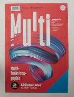 Multifunktionspapier 7X Colors, DIN A4,120 g/qm, intensiv blau, 35 Blatt