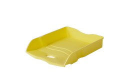 Briefablage HAN Re-LOOP, DIN A4/C4, 100% Recyclingmaterial, stapelbar, gelb