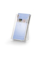 Prospekthalter COMBIBOXX, 1 Fach, für A6, Fassungsvermögen: 24 mm, transparent